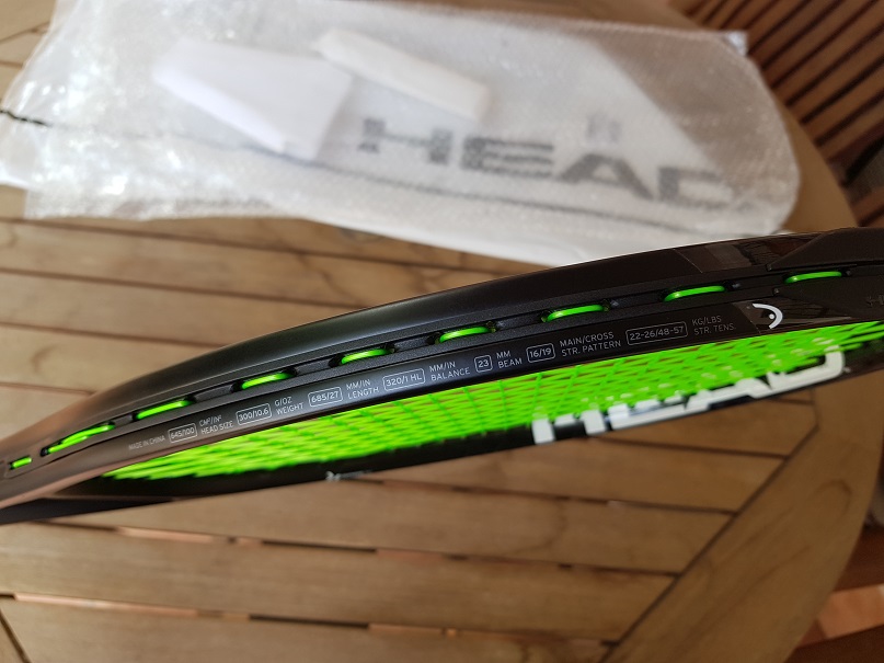 Test Review opinion Head Graphene Speed 360 MP 2
